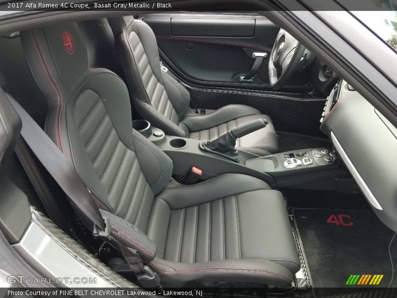  2017 4C Coupe Black Interior