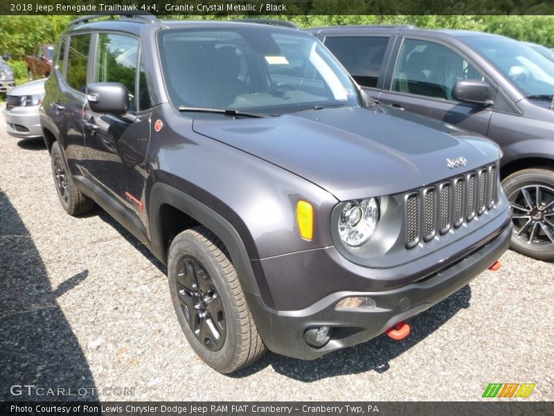 Granite Crystal Metallic / Black 2018 Jeep Renegade Trailhawk 4x4