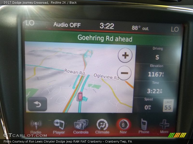 Redline 2K / Black 2017 Dodge Journey Crossroad