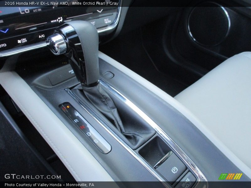 White Orchid Pearl / Gray 2016 Honda HR-V EX-L Navi AWD