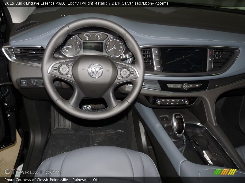 Ebony Twilight Metallic / Dark Galvanized/Ebony Accents 2019 Buick Enclave Essence AWD