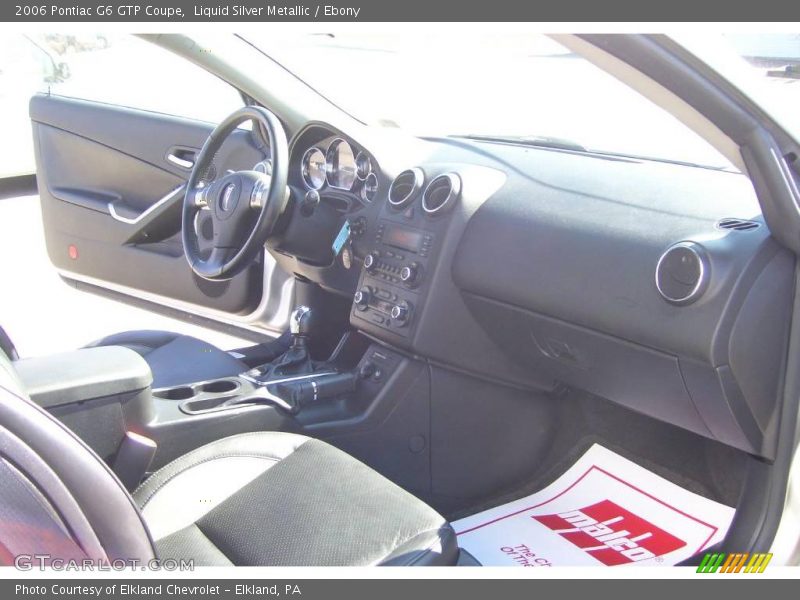 Liquid Silver Metallic / Ebony 2006 Pontiac G6 GTP Coupe