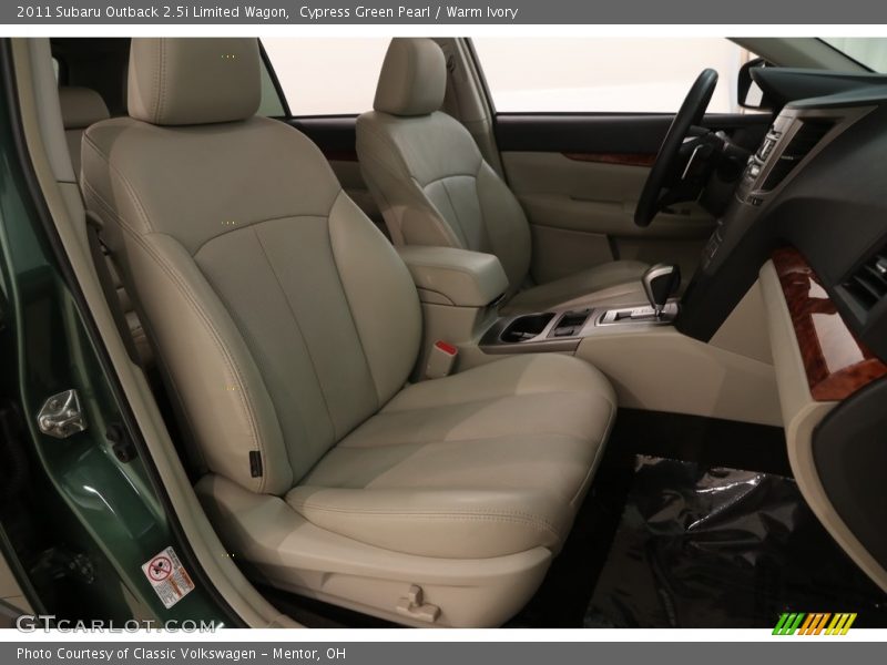 Cypress Green Pearl / Warm Ivory 2011 Subaru Outback 2.5i Limited Wagon
