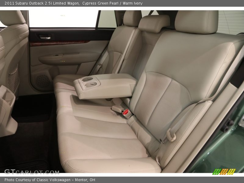 Cypress Green Pearl / Warm Ivory 2011 Subaru Outback 2.5i Limited Wagon