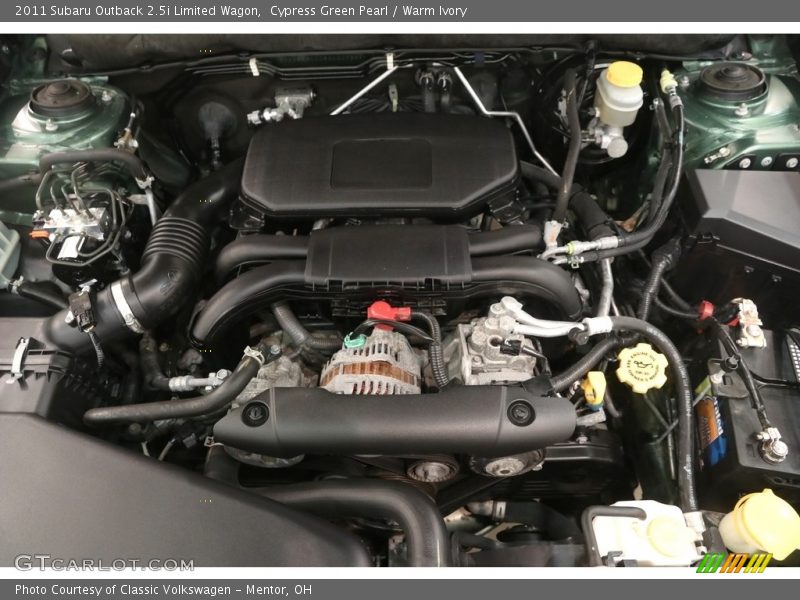 Cypress Green Pearl / Warm Ivory 2011 Subaru Outback 2.5i Limited Wagon