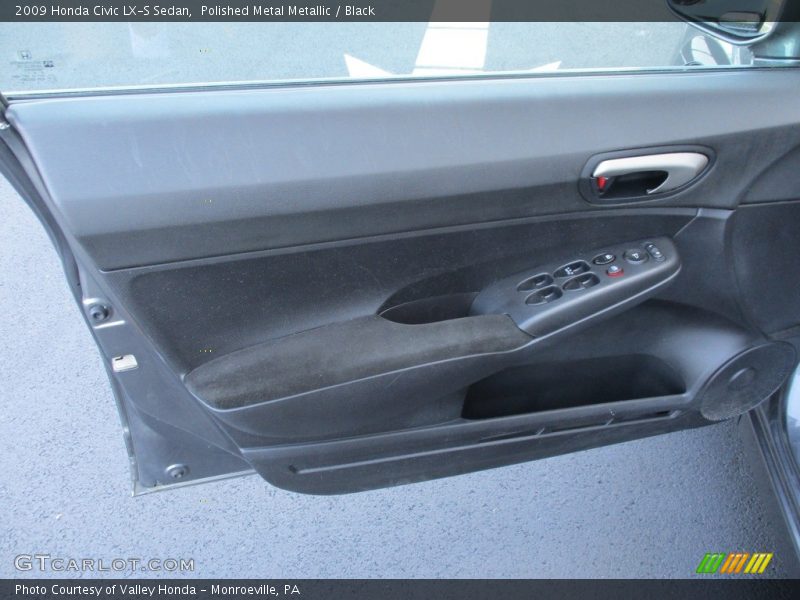 Polished Metal Metallic / Black 2009 Honda Civic LX-S Sedan