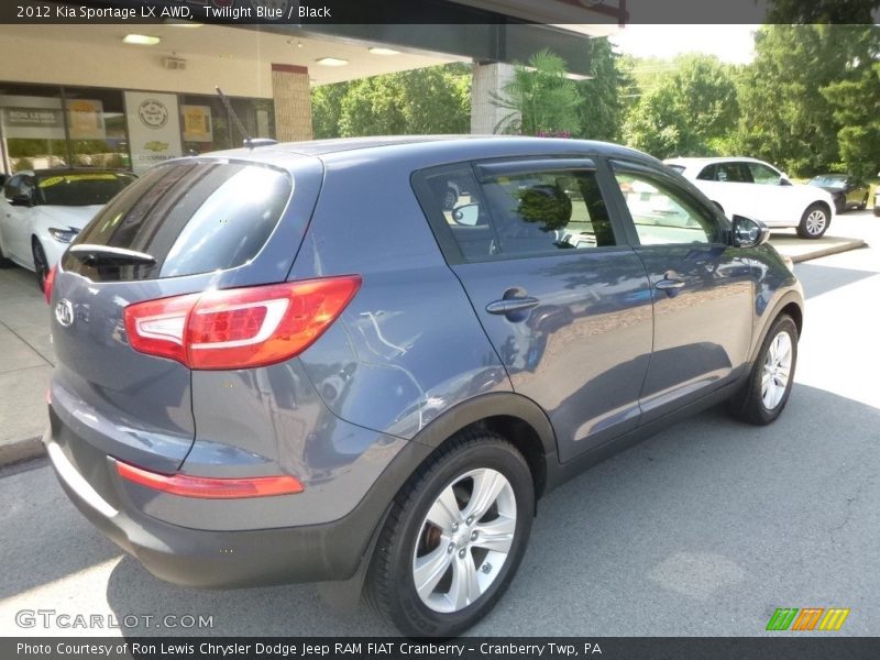 Twilight Blue / Black 2012 Kia Sportage LX AWD