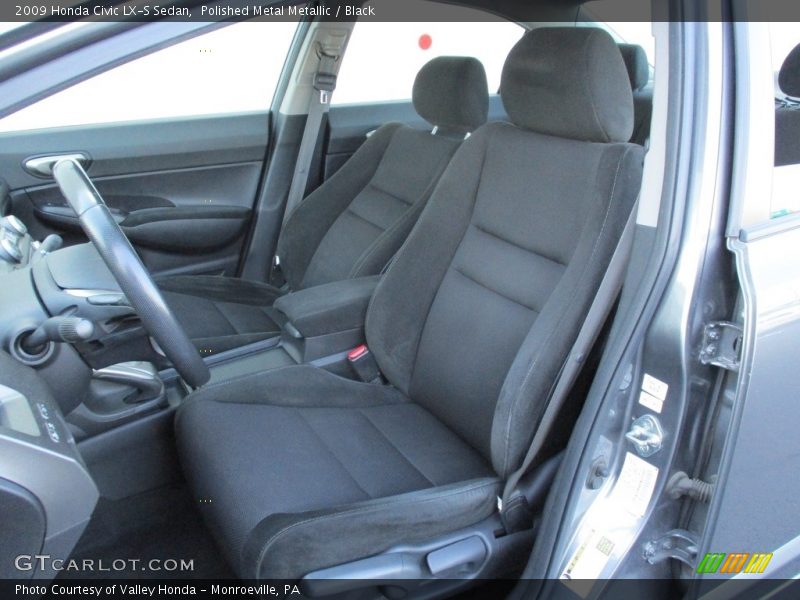 Polished Metal Metallic / Black 2009 Honda Civic LX-S Sedan
