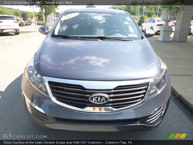 Twilight Blue / Black 2012 Kia Sportage LX AWD