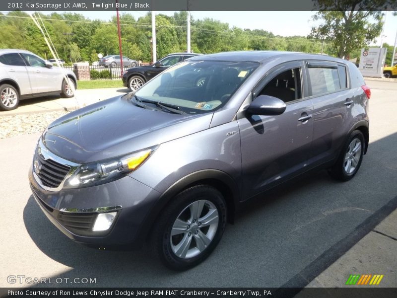 Twilight Blue / Black 2012 Kia Sportage LX AWD