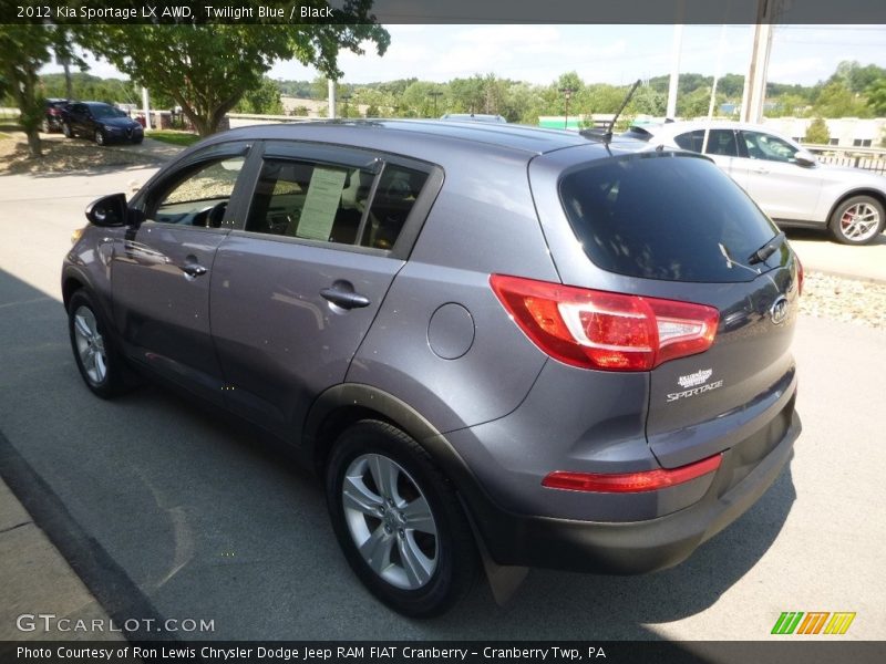 Twilight Blue / Black 2012 Kia Sportage LX AWD
