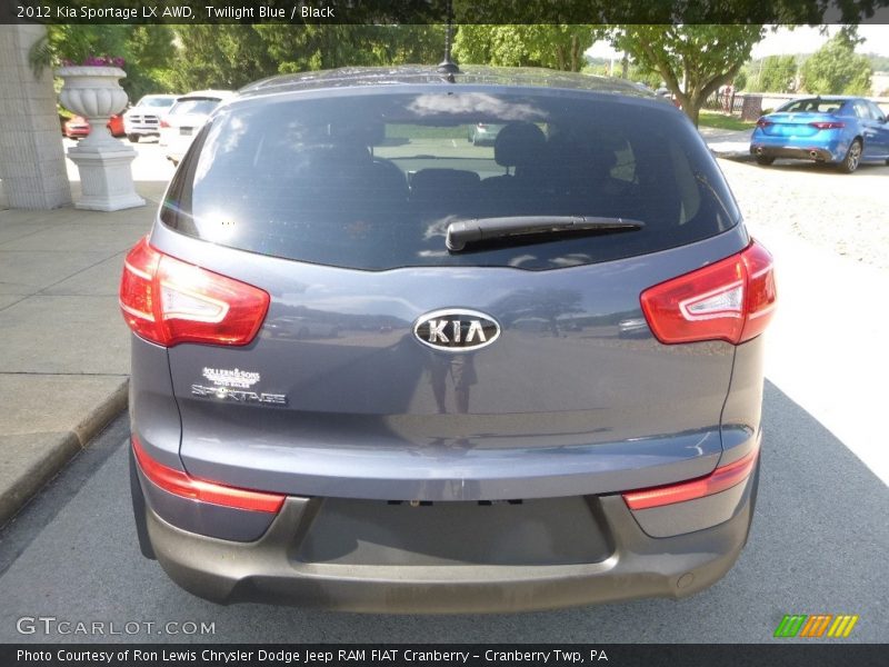 Twilight Blue / Black 2012 Kia Sportage LX AWD
