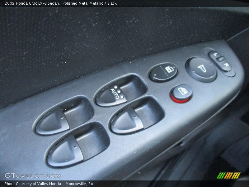 Polished Metal Metallic / Black 2009 Honda Civic LX-S Sedan