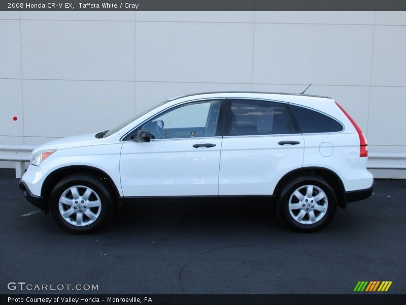 Taffeta White / Gray 2008 Honda CR-V EX