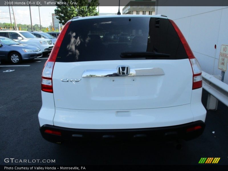 Taffeta White / Gray 2008 Honda CR-V EX