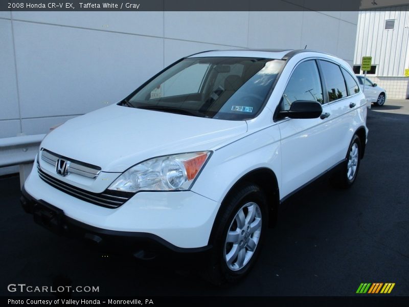 Taffeta White / Gray 2008 Honda CR-V EX