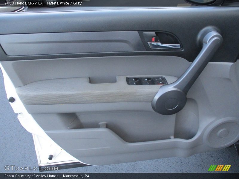 Taffeta White / Gray 2008 Honda CR-V EX
