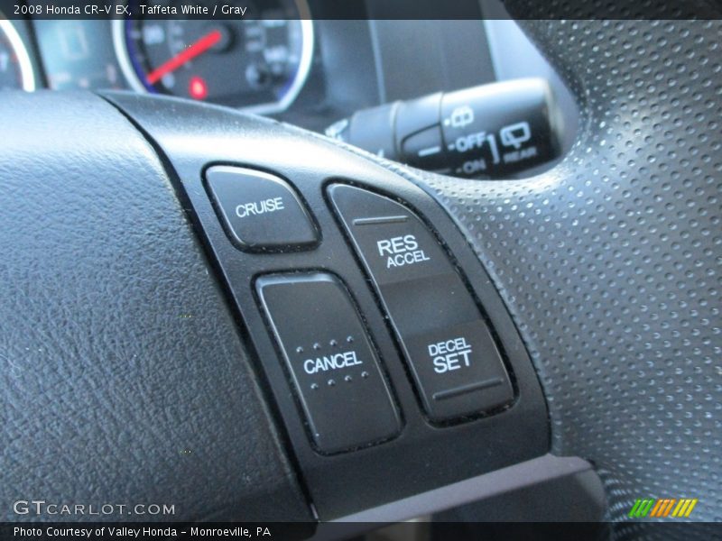 Taffeta White / Gray 2008 Honda CR-V EX