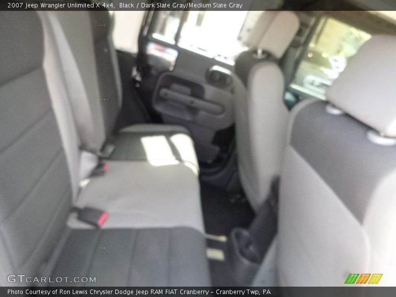 Black / Dark Slate Gray/Medium Slate Gray 2007 Jeep Wrangler Unlimited X 4x4
