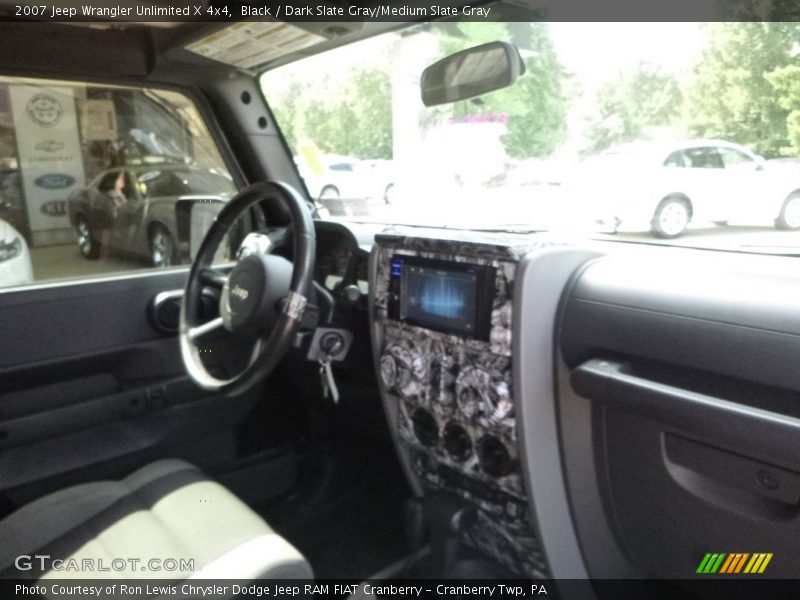 Black / Dark Slate Gray/Medium Slate Gray 2007 Jeep Wrangler Unlimited X 4x4