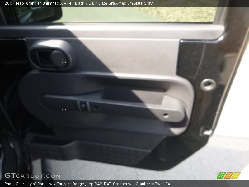 Black / Dark Slate Gray/Medium Slate Gray 2007 Jeep Wrangler Unlimited X 4x4