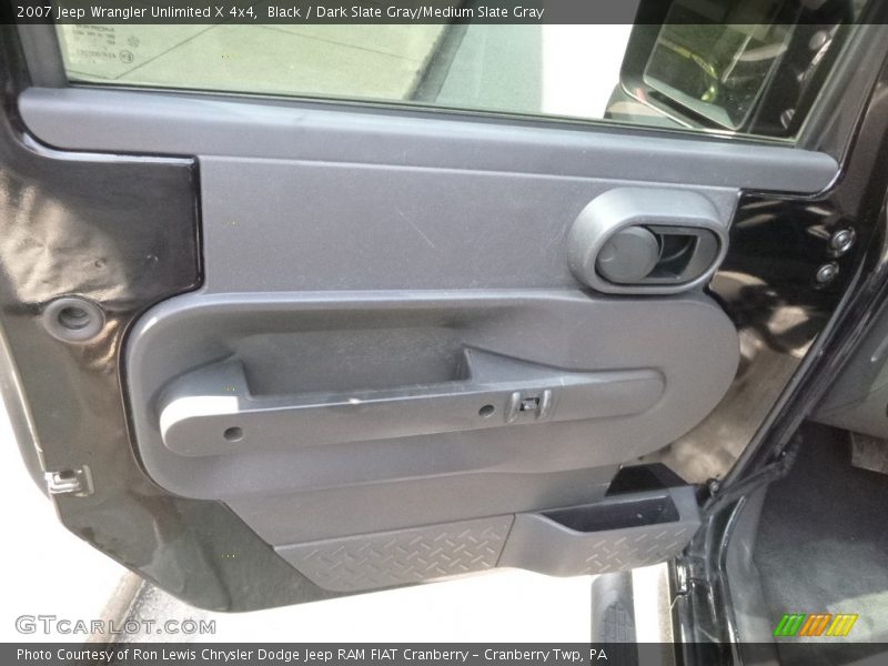 Black / Dark Slate Gray/Medium Slate Gray 2007 Jeep Wrangler Unlimited X 4x4