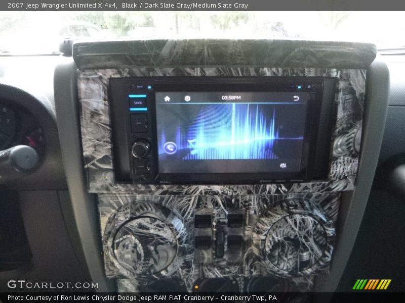 Black / Dark Slate Gray/Medium Slate Gray 2007 Jeep Wrangler Unlimited X 4x4