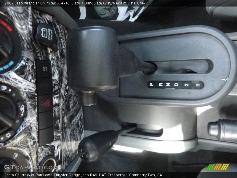 Black / Dark Slate Gray/Medium Slate Gray 2007 Jeep Wrangler Unlimited X 4x4