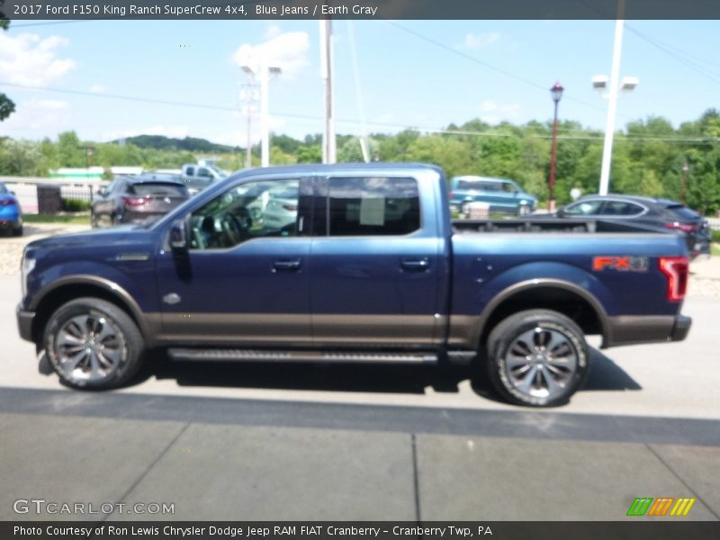 Blue Jeans / Earth Gray 2017 Ford F150 King Ranch SuperCrew 4x4