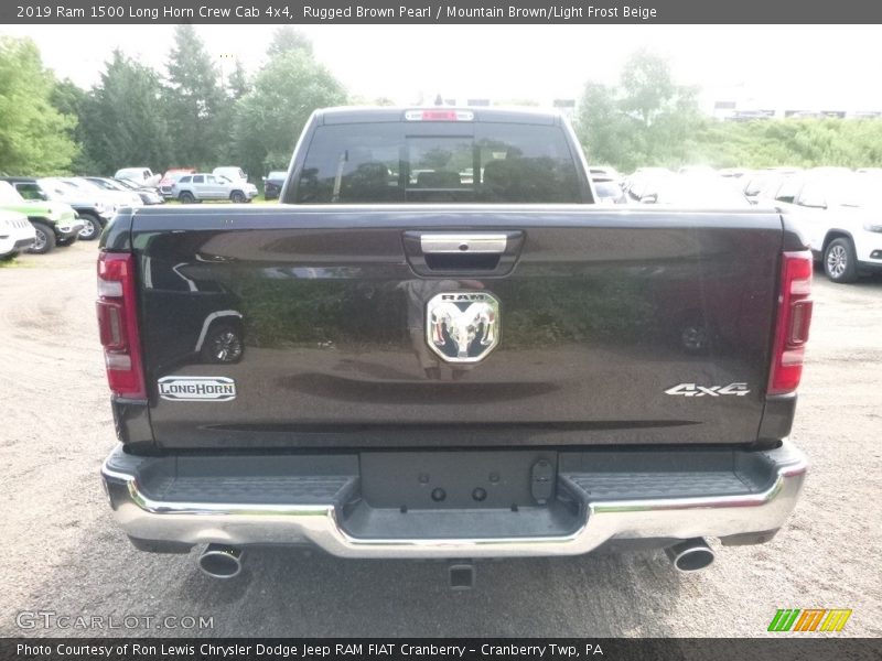 Rugged Brown Pearl / Mountain Brown/Light Frost Beige 2019 Ram 1500 Long Horn Crew Cab 4x4