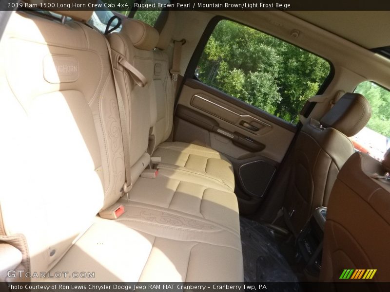Rugged Brown Pearl / Mountain Brown/Light Frost Beige 2019 Ram 1500 Long Horn Crew Cab 4x4
