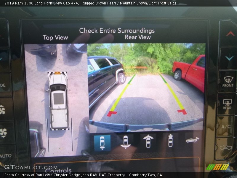 Rugged Brown Pearl / Mountain Brown/Light Frost Beige 2019 Ram 1500 Long Horn Crew Cab 4x4