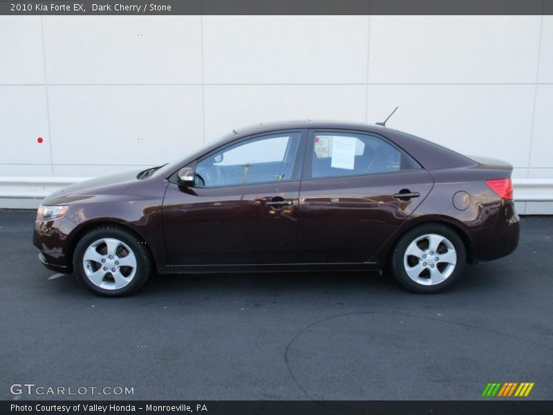 Dark Cherry / Stone 2010 Kia Forte EX