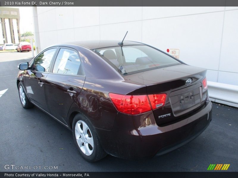 Dark Cherry / Stone 2010 Kia Forte EX