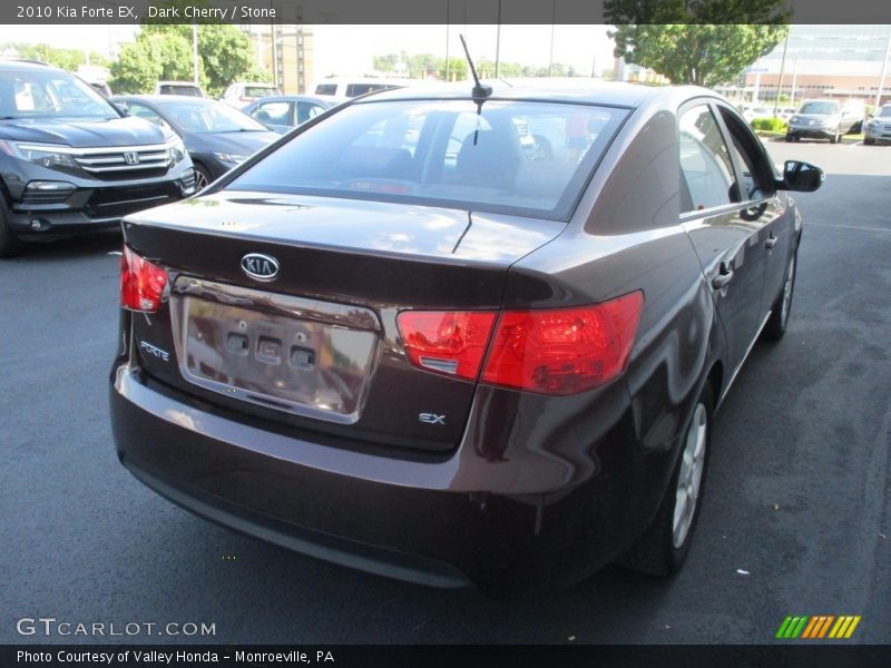 Dark Cherry / Stone 2010 Kia Forte EX