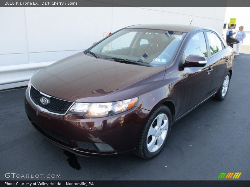 Dark Cherry / Stone 2010 Kia Forte EX