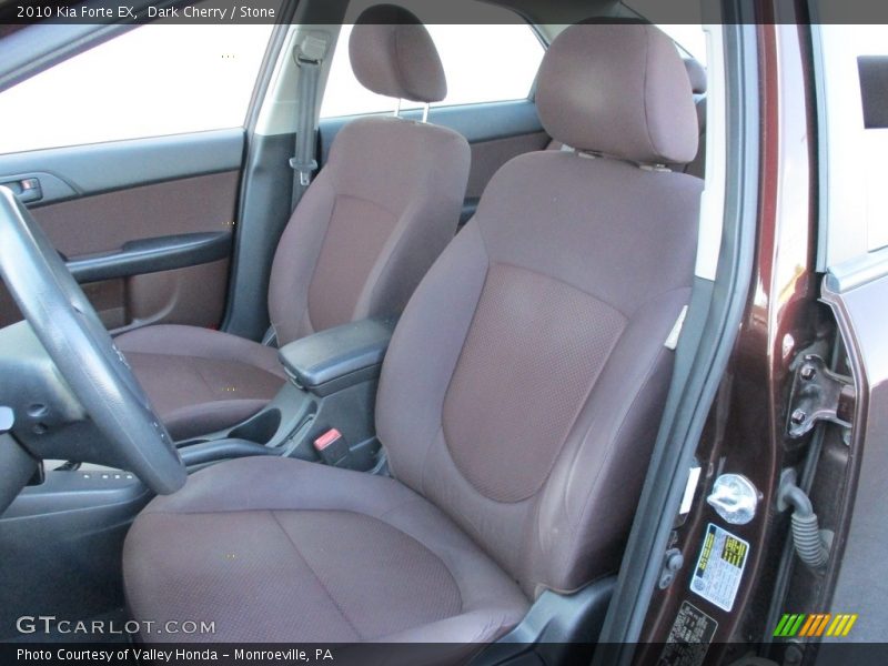 Dark Cherry / Stone 2010 Kia Forte EX