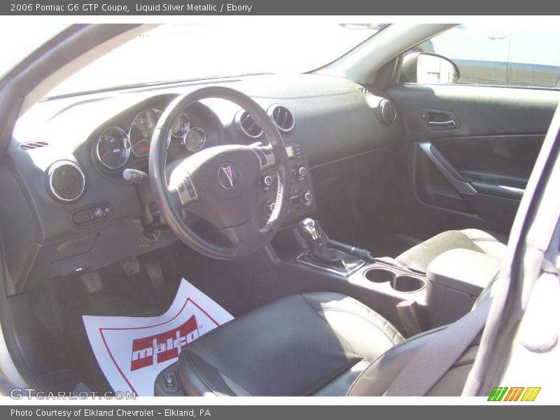 Liquid Silver Metallic / Ebony 2006 Pontiac G6 GTP Coupe