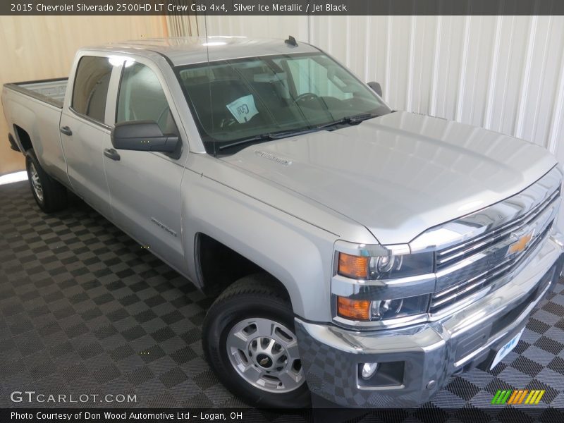Silver Ice Metallic / Jet Black 2015 Chevrolet Silverado 2500HD LT Crew Cab 4x4