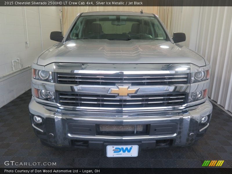 Silver Ice Metallic / Jet Black 2015 Chevrolet Silverado 2500HD LT Crew Cab 4x4