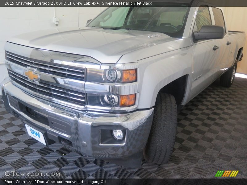 Silver Ice Metallic / Jet Black 2015 Chevrolet Silverado 2500HD LT Crew Cab 4x4