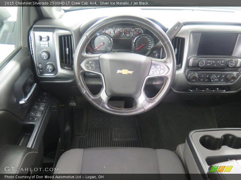 Silver Ice Metallic / Jet Black 2015 Chevrolet Silverado 2500HD LT Crew Cab 4x4