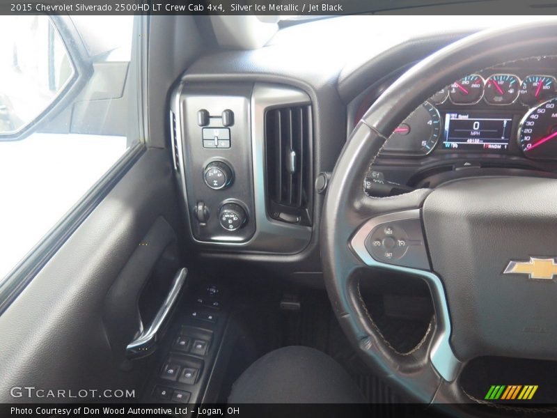 Silver Ice Metallic / Jet Black 2015 Chevrolet Silverado 2500HD LT Crew Cab 4x4
