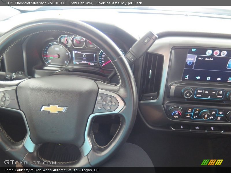 Silver Ice Metallic / Jet Black 2015 Chevrolet Silverado 2500HD LT Crew Cab 4x4