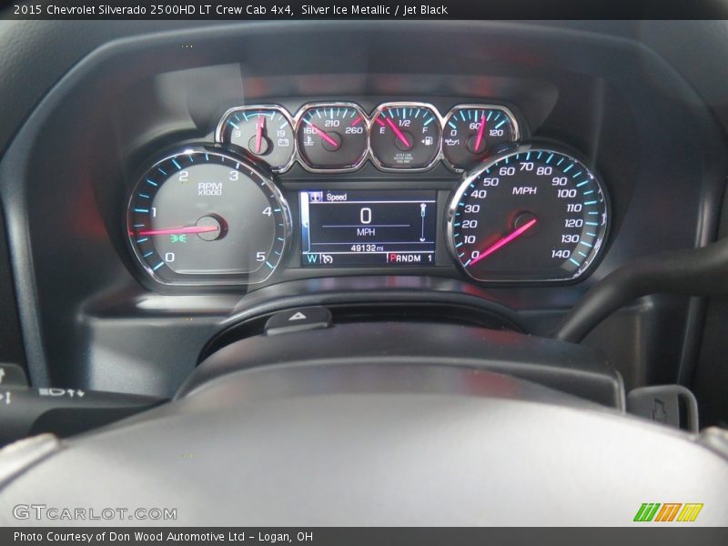 Silver Ice Metallic / Jet Black 2015 Chevrolet Silverado 2500HD LT Crew Cab 4x4