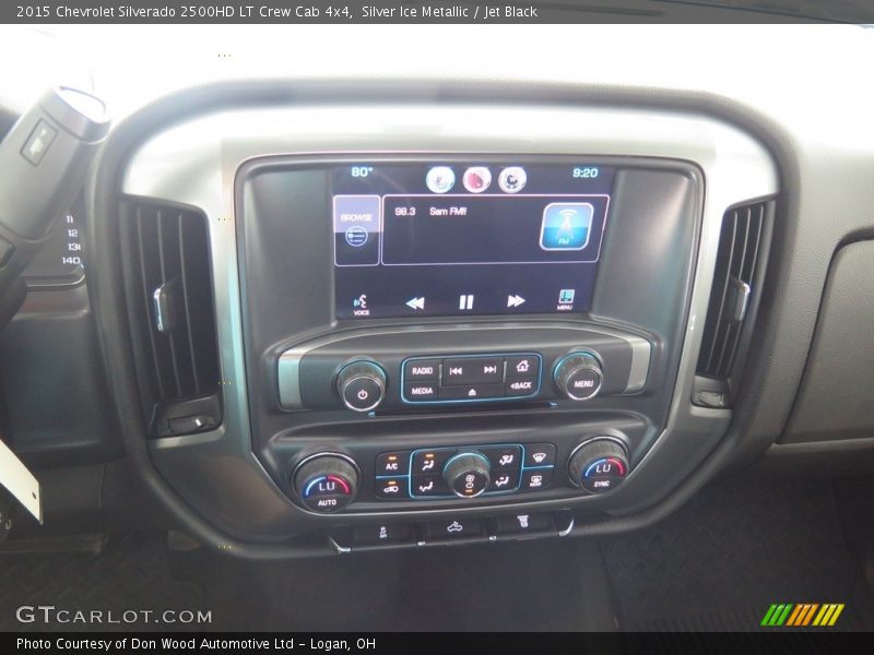 Silver Ice Metallic / Jet Black 2015 Chevrolet Silverado 2500HD LT Crew Cab 4x4