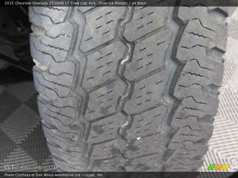 Silver Ice Metallic / Jet Black 2015 Chevrolet Silverado 2500HD LT Crew Cab 4x4