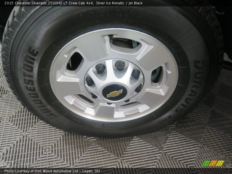 Silver Ice Metallic / Jet Black 2015 Chevrolet Silverado 2500HD LT Crew Cab 4x4