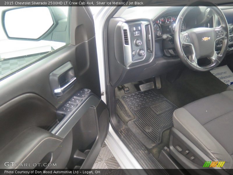 Silver Ice Metallic / Jet Black 2015 Chevrolet Silverado 2500HD LT Crew Cab 4x4