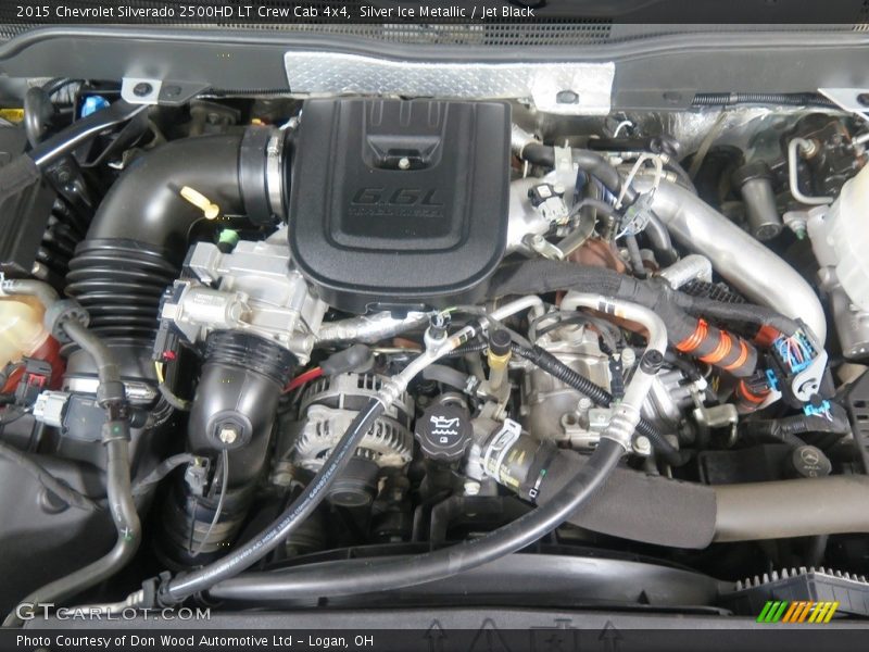 Silver Ice Metallic / Jet Black 2015 Chevrolet Silverado 2500HD LT Crew Cab 4x4